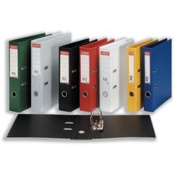 Lever Arch File PVC Foolscap Black [Pack